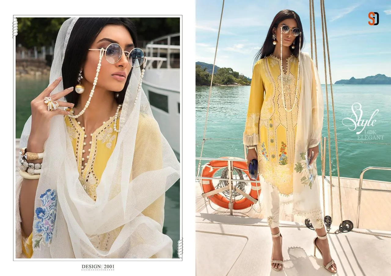 Sharaddha Designer Sana Safina Lawan Cotton Casual Wear Salwar Suit