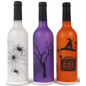 Spooky Orange Halloween Bottle Lights
