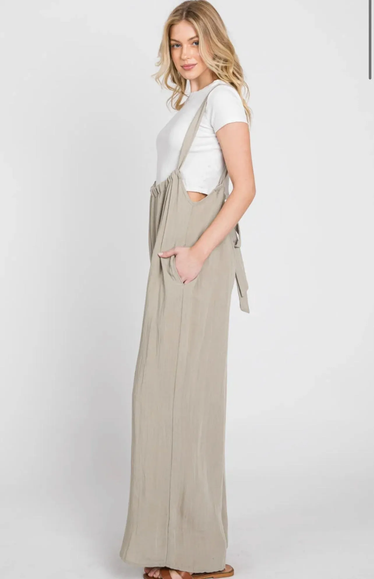 Suspender Style Jumpsuit (Available in 6 colors)