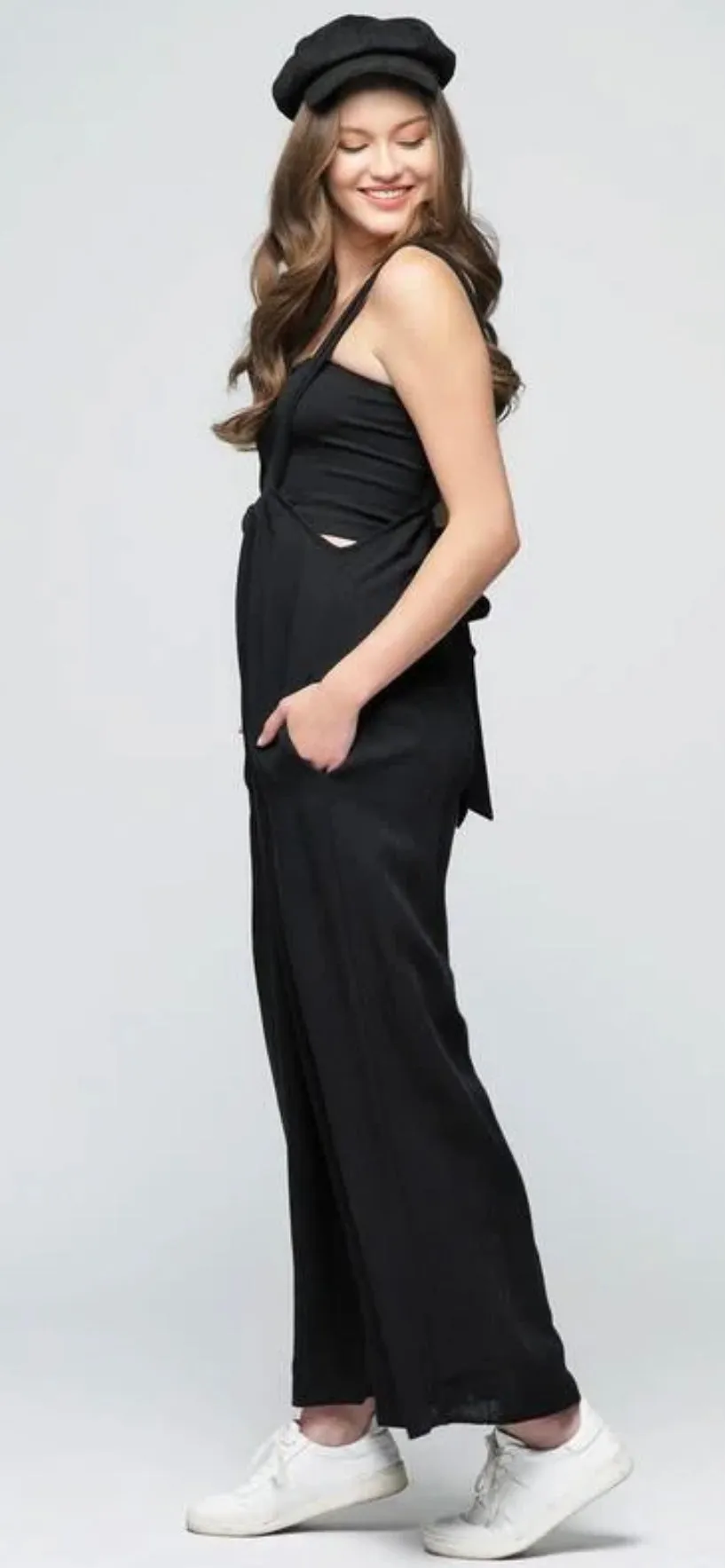Suspender Style Jumpsuit (Available in 6 colors)