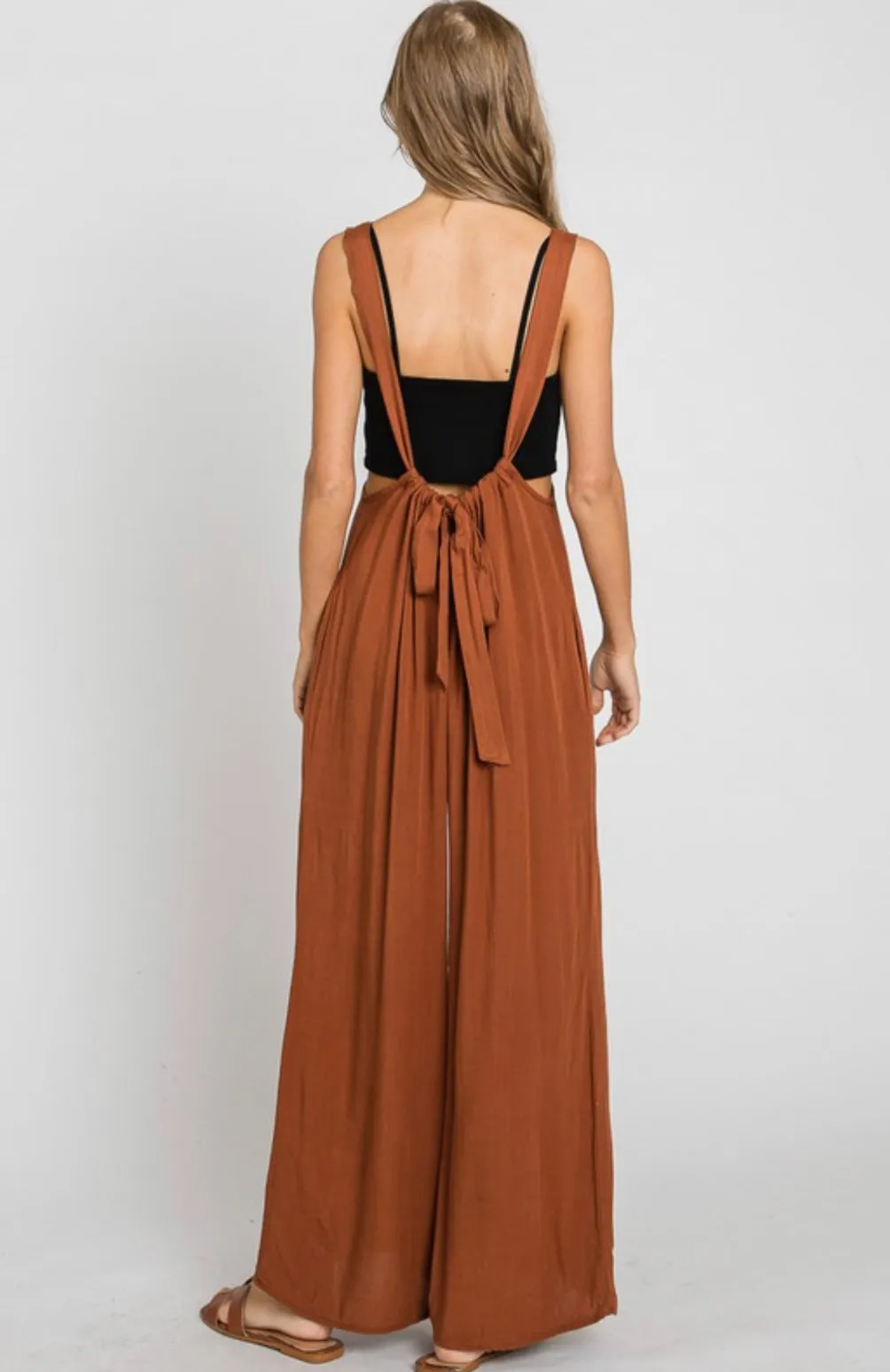 Suspender Style Jumpsuit (Available in 6 colors)