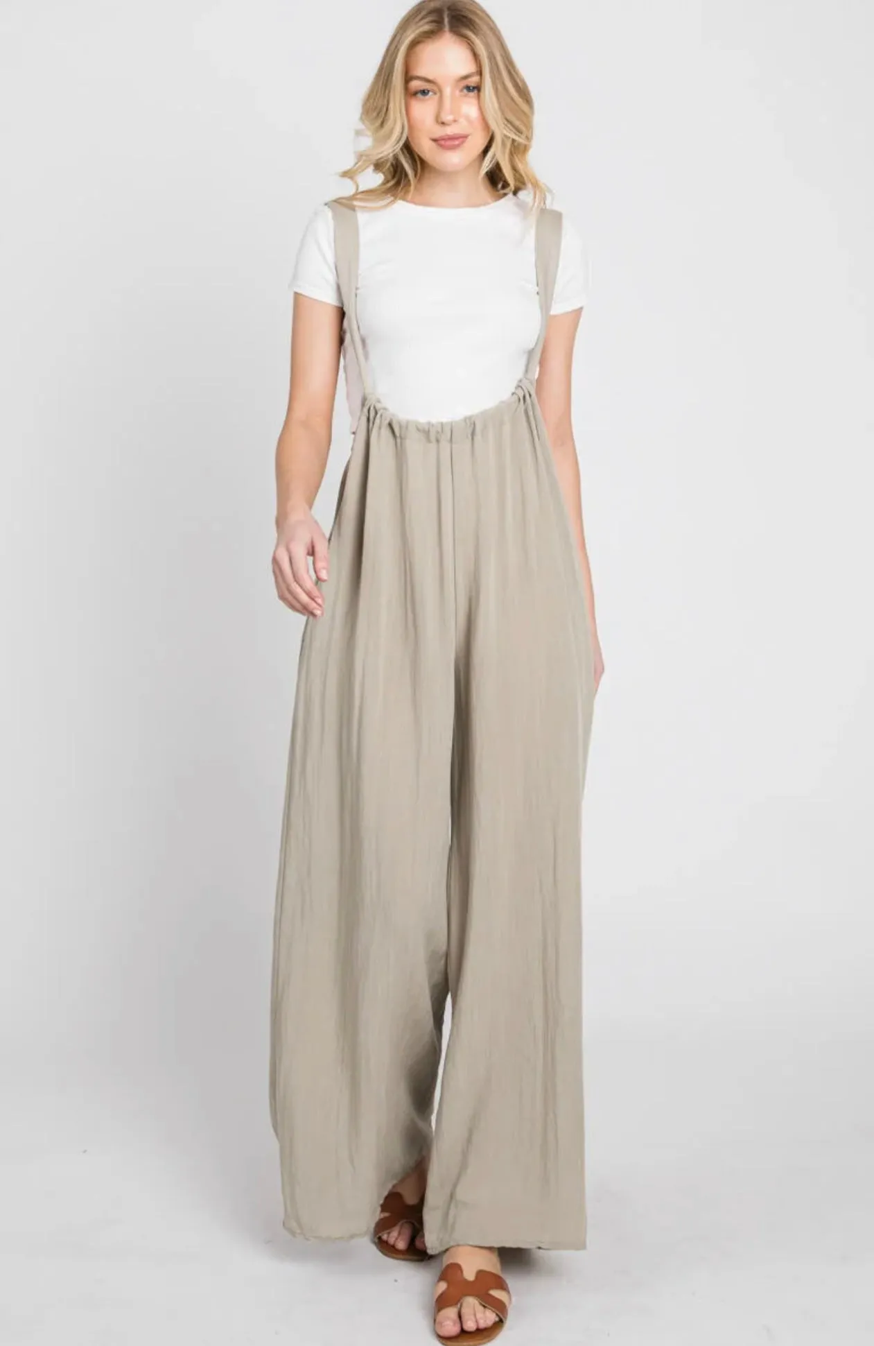 Suspender Style Jumpsuit (Available in 6 colors)