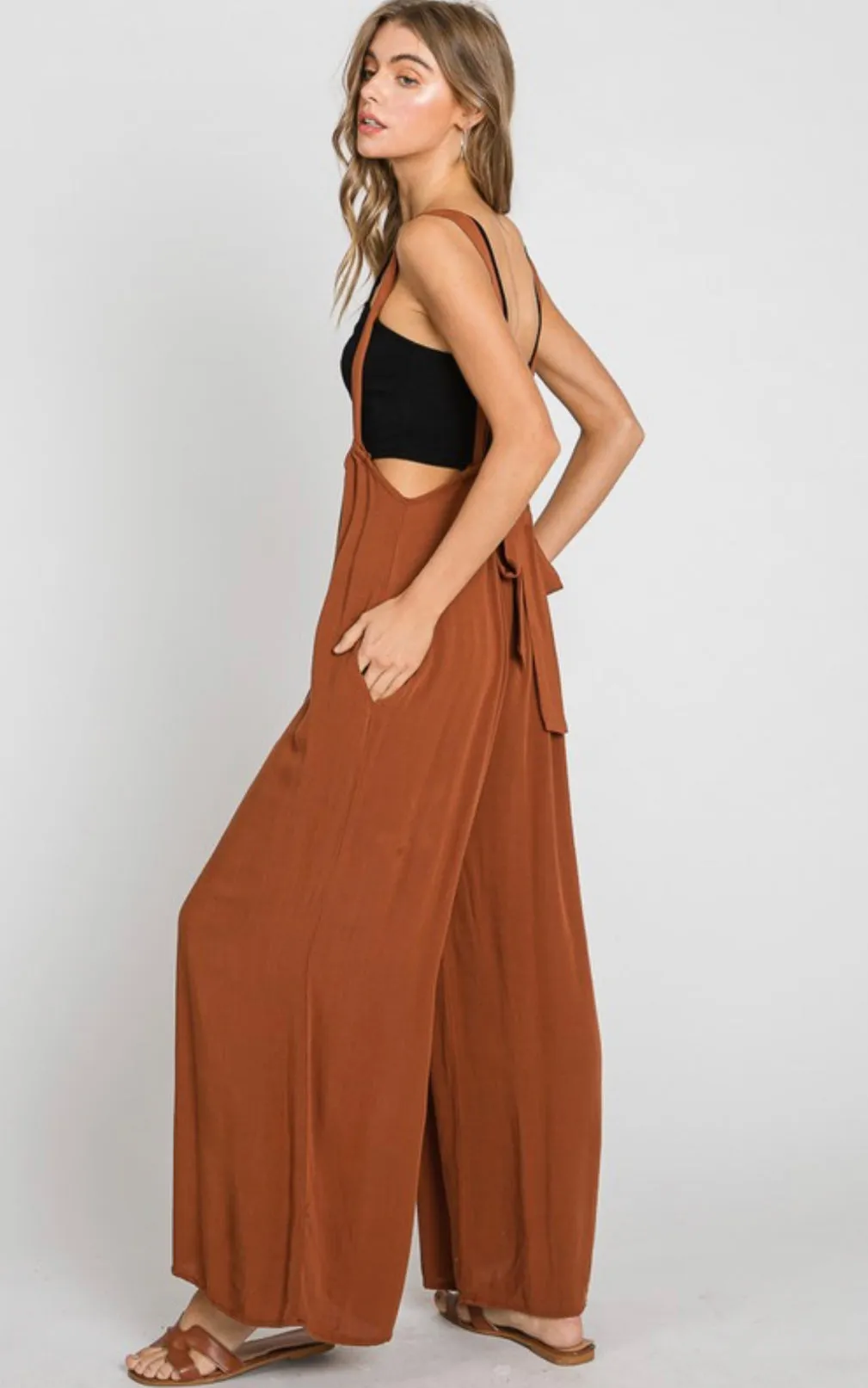 Suspender Style Jumpsuit (Available in 6 colors)