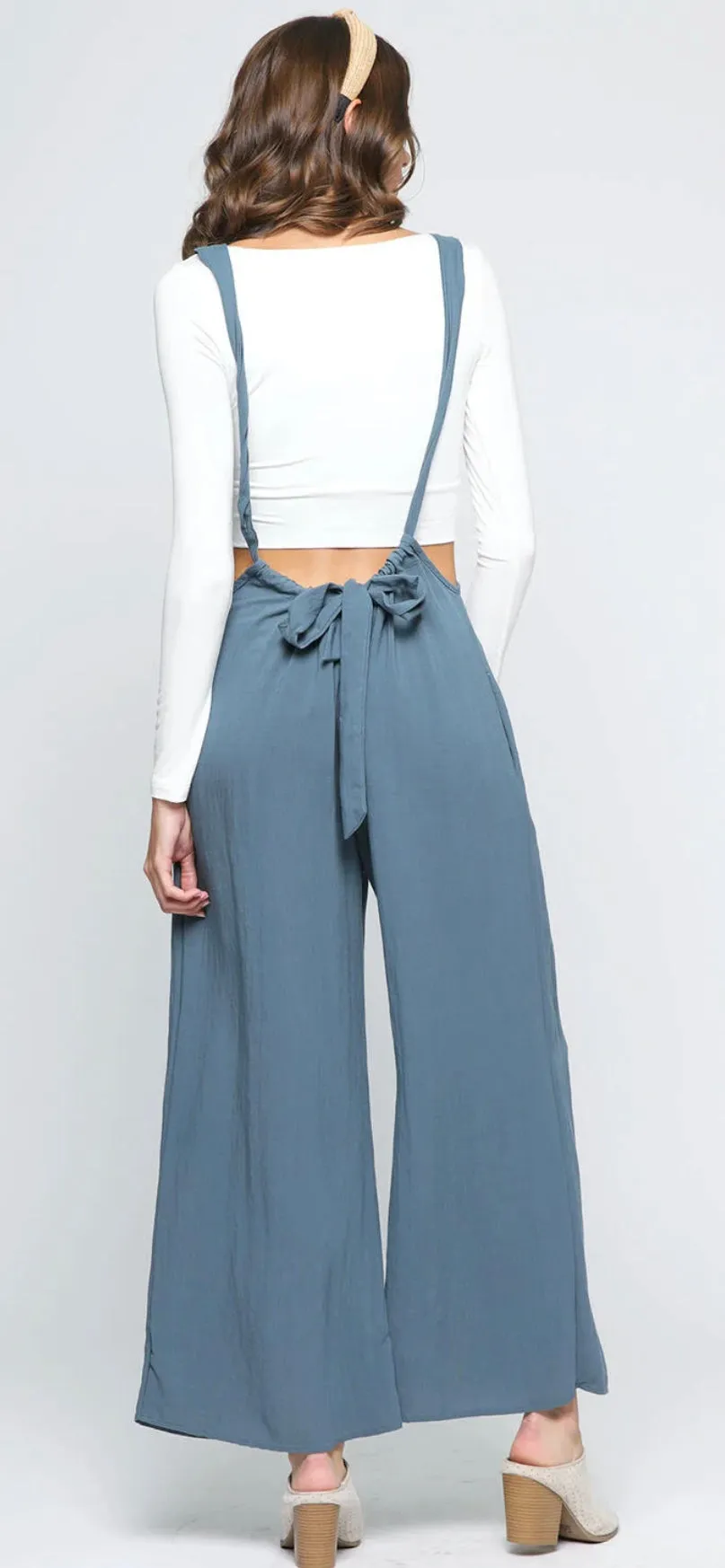 Suspender Style Jumpsuit (Available in 6 colors)
