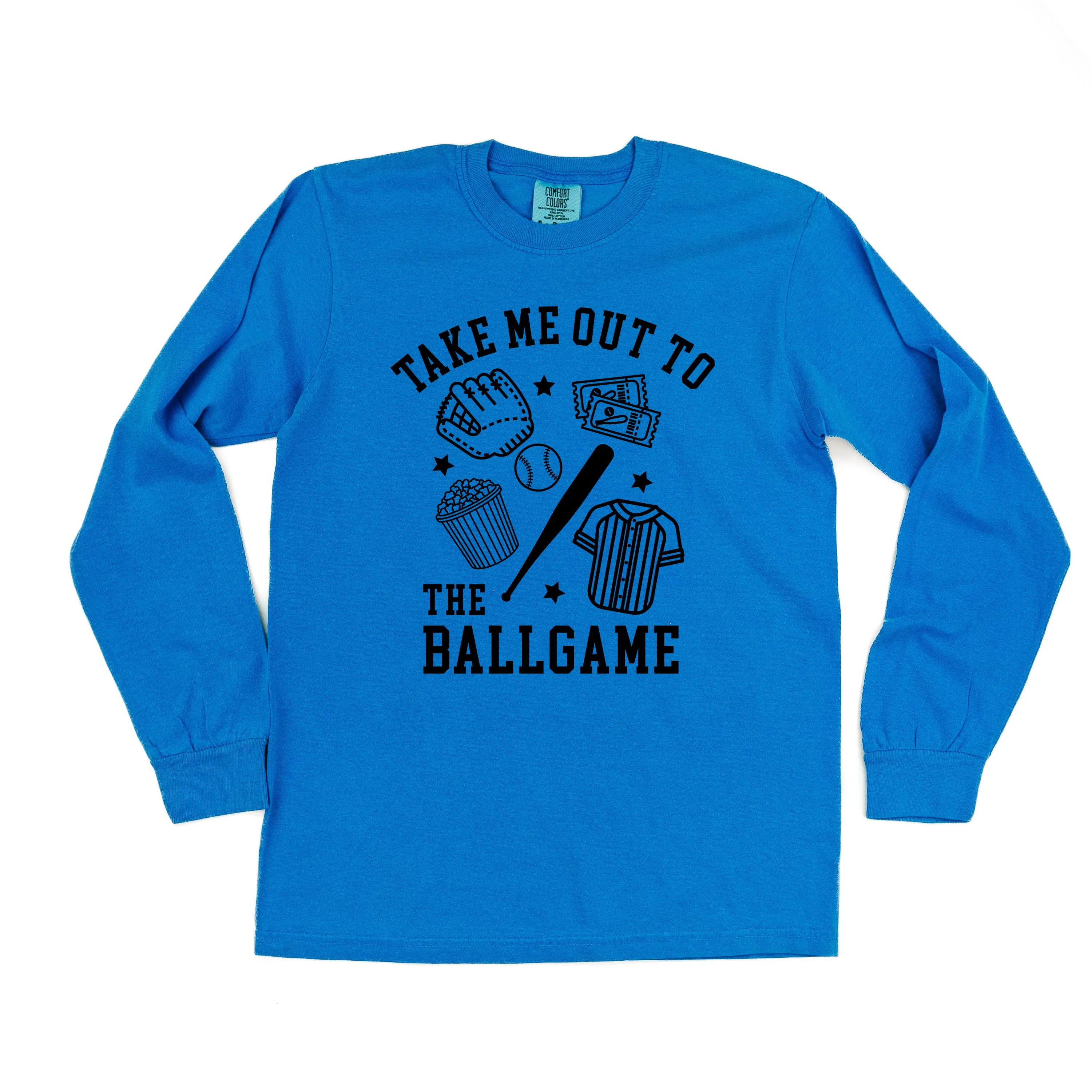 Take Me Out to the Ballgame - LONG SLEEVE COMFORT COLORS TEE