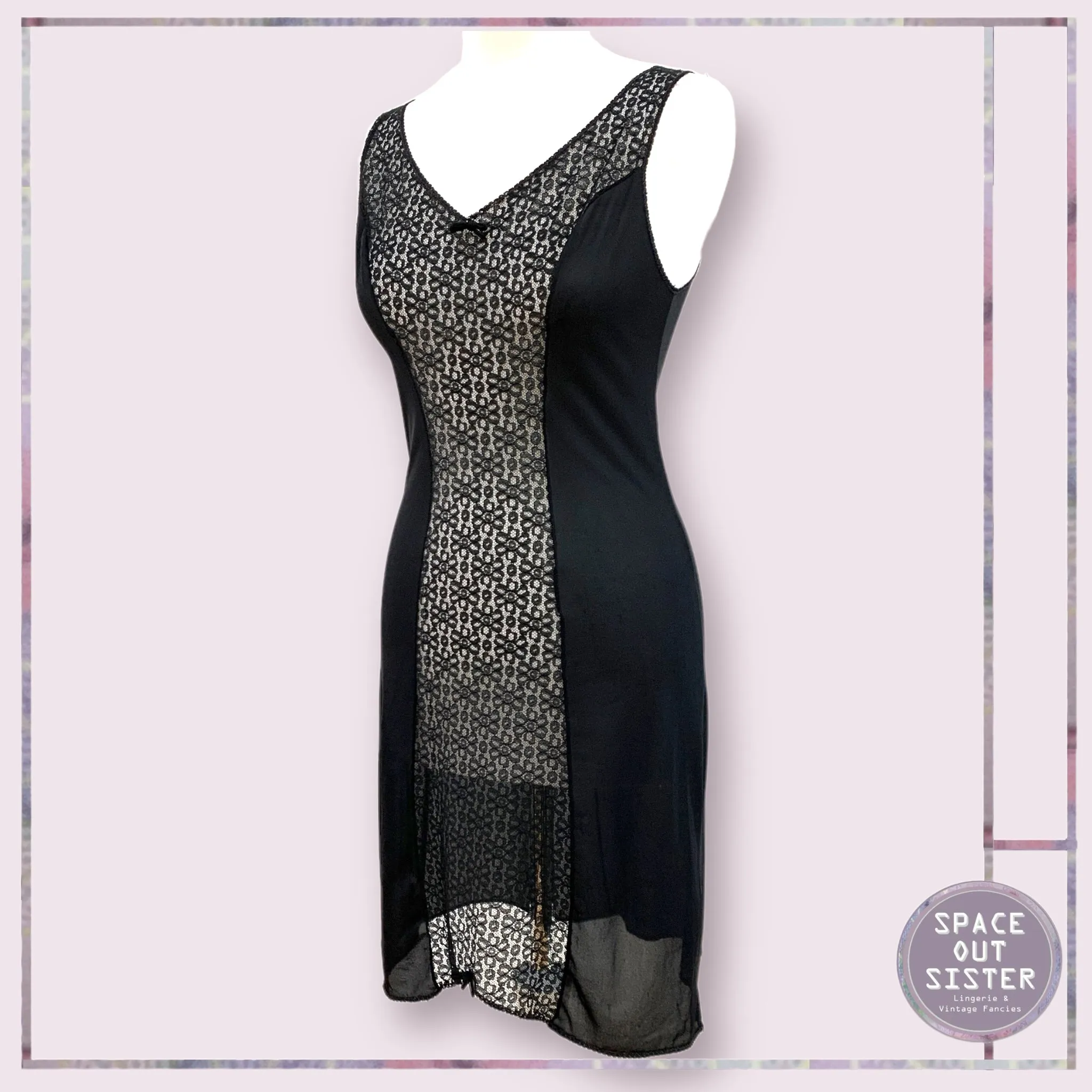 Vintage Panel Black Slip