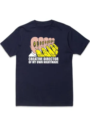 vomit t-shirt - Navy