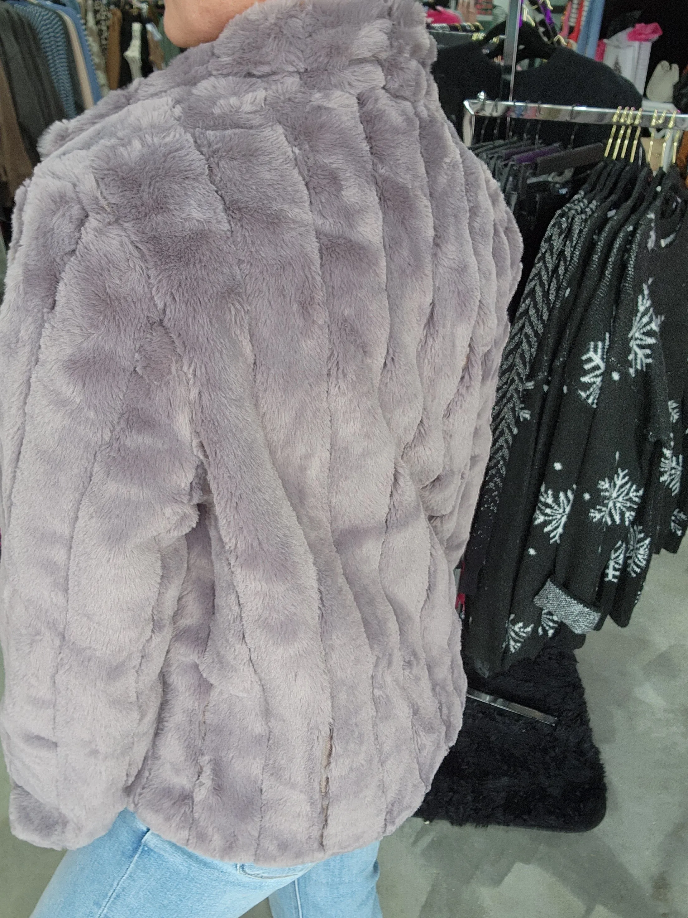 Whispered Faux Fur Jacket