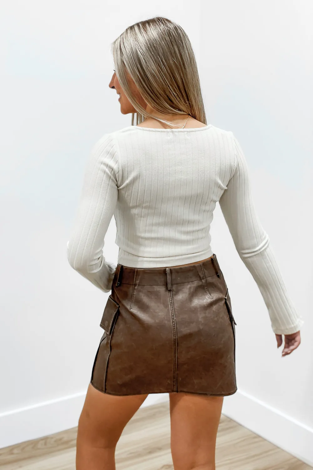 Z Supply: Madeline Rib Top - Sea Salt